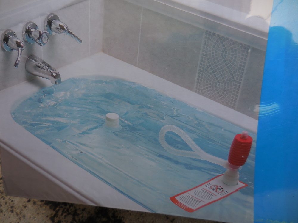 The Water Bob is a great way to store water incase an emergency