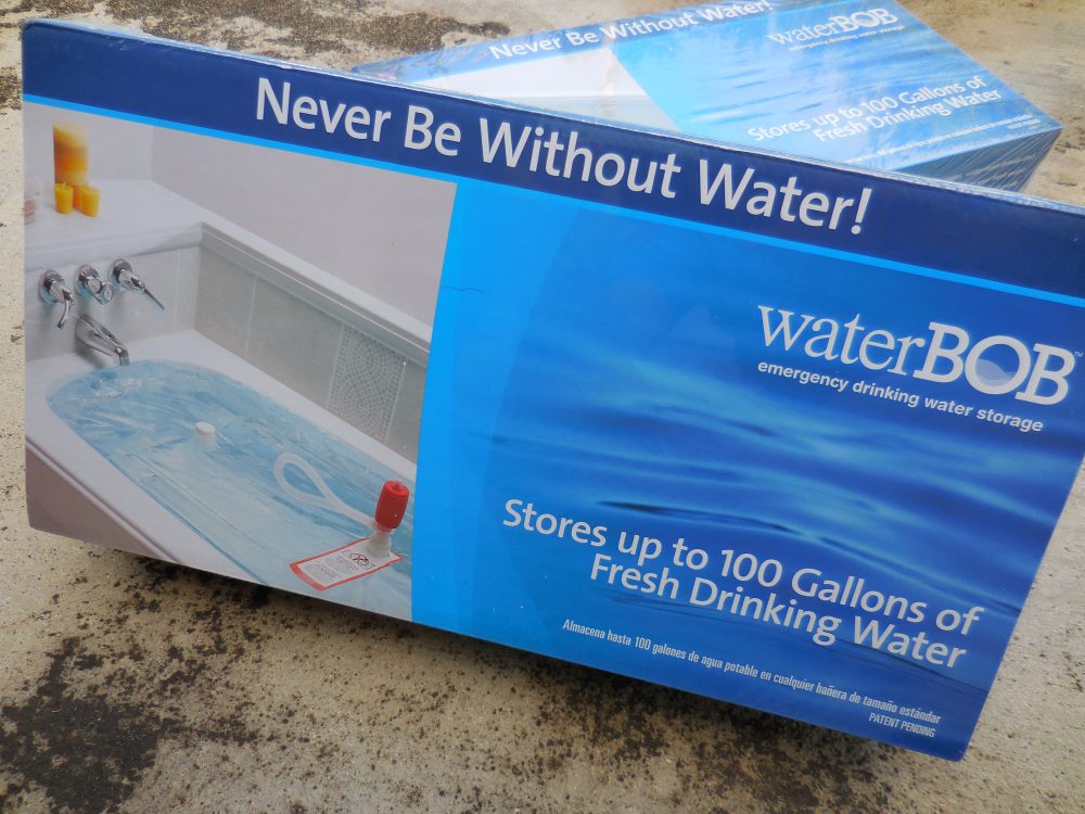 The Water Bob is a great way to store water incase an emergency