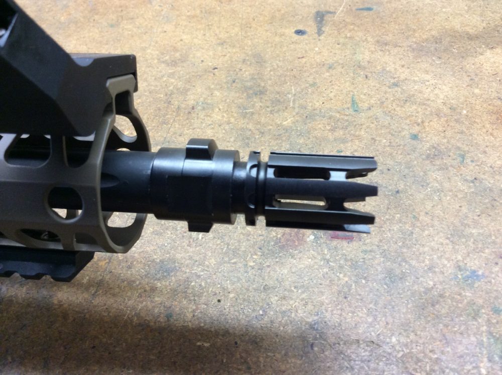 Gemtech quick-detachable AR mount.