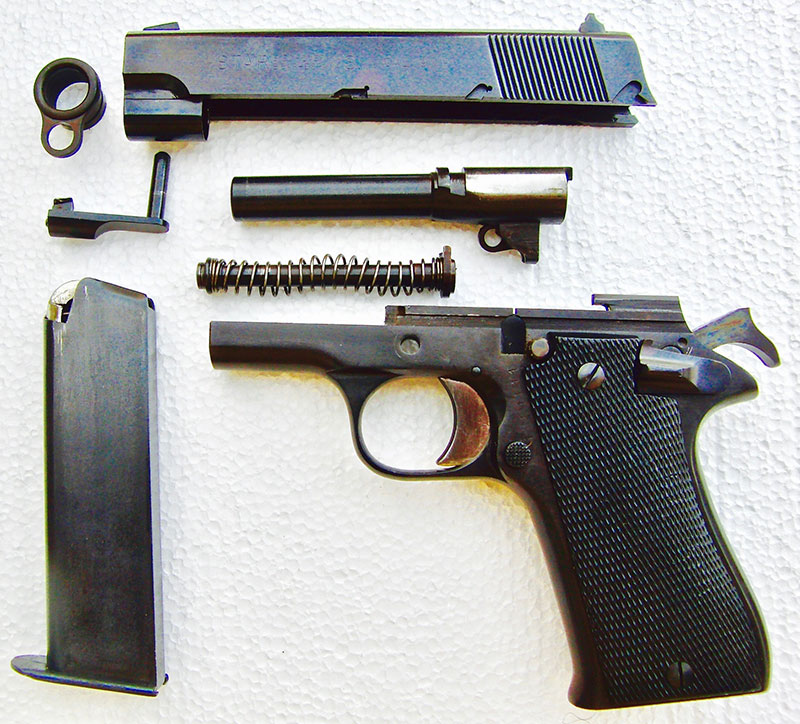 Star BM disassembled into its primary components for cleaning.