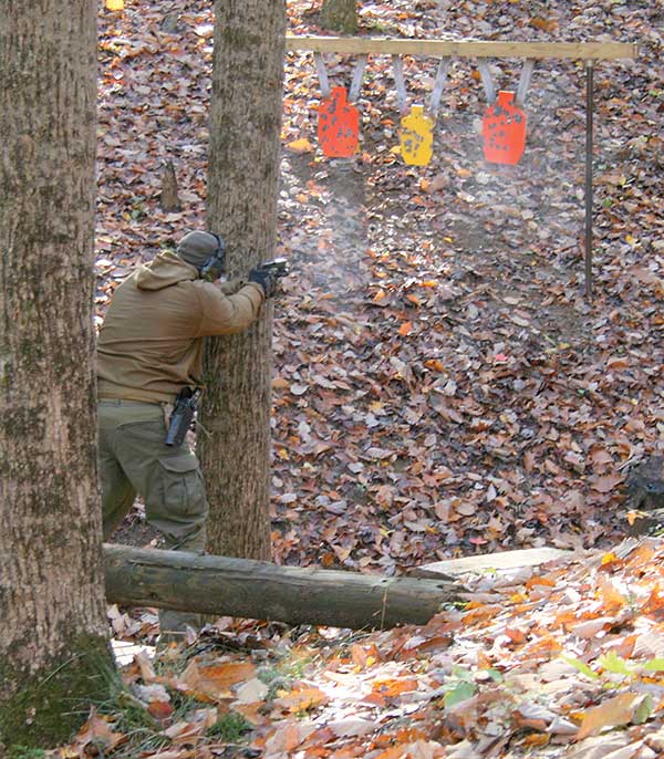 Cover is emphasized as EST deputy hammers up steel targets.