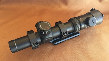 Vortex Viper PST 1-4X24 scope facilitates close-in and long-range engagement.