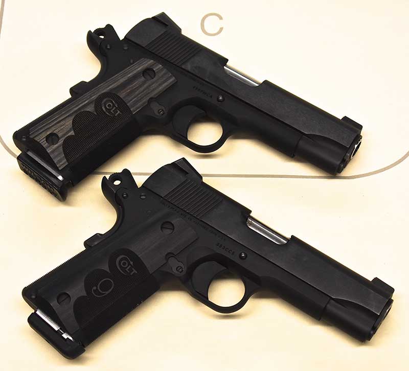 WC 9mm (bottom) or .45 ACP (top). Either one is a good choice as a personal carry pistol.