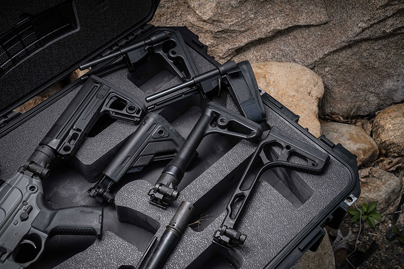 SIG Sauer buttstock options available for MCX Virtus.