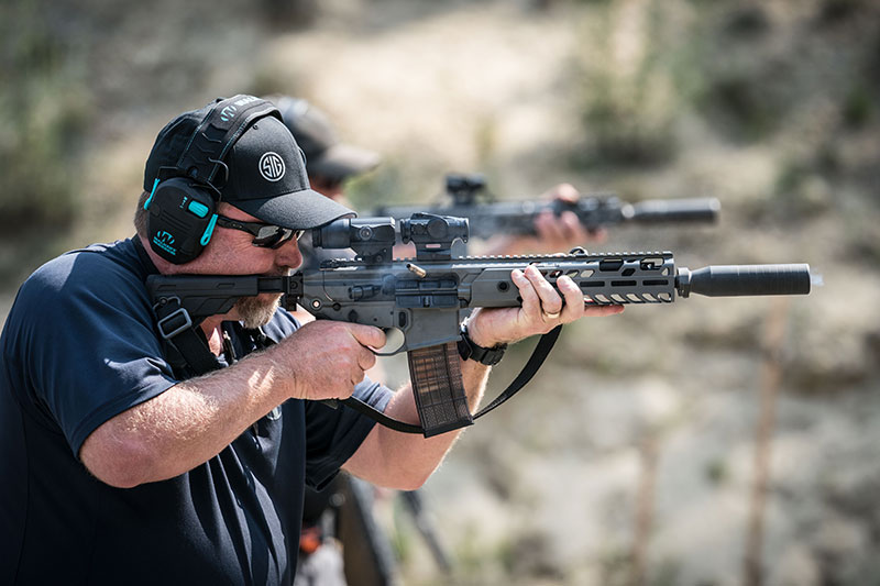 Training at SIG Sauer Academy with MCX Virtus.