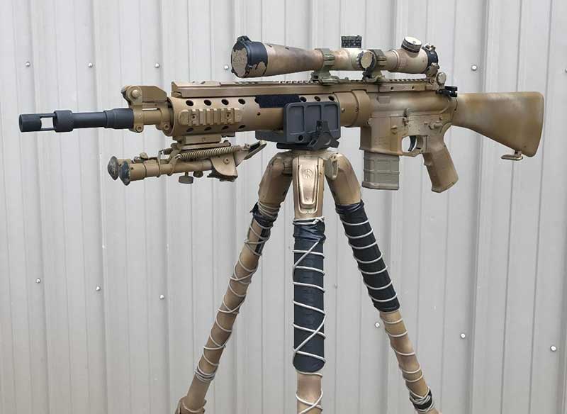 MK12 MOD 0 SPR was originally issued to SOF around 2000 and discontinued in 2010. This exceptional build is a clone.