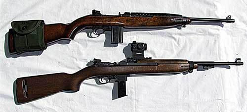 Chiappa M1-9 with Truglo Tru-Tec mounted and author’s original Inland M1 Carbine.