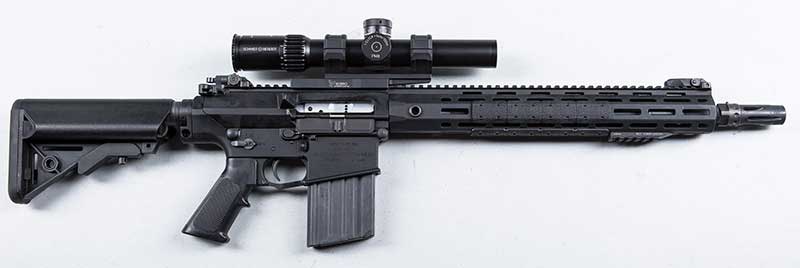 Right side of Knight’s SR-25 E2 ACC.