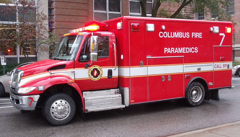 National average response time for a Basic Life Support ambulance is ten minutes. Paramedics are 12 to 15 minutes. A person can bleed out by then. Photo: Wikimedia Commons/Public Domain