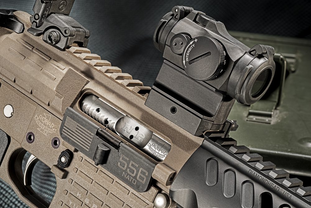 Aimpoint Micro T-2 was used to evaluate the carbine