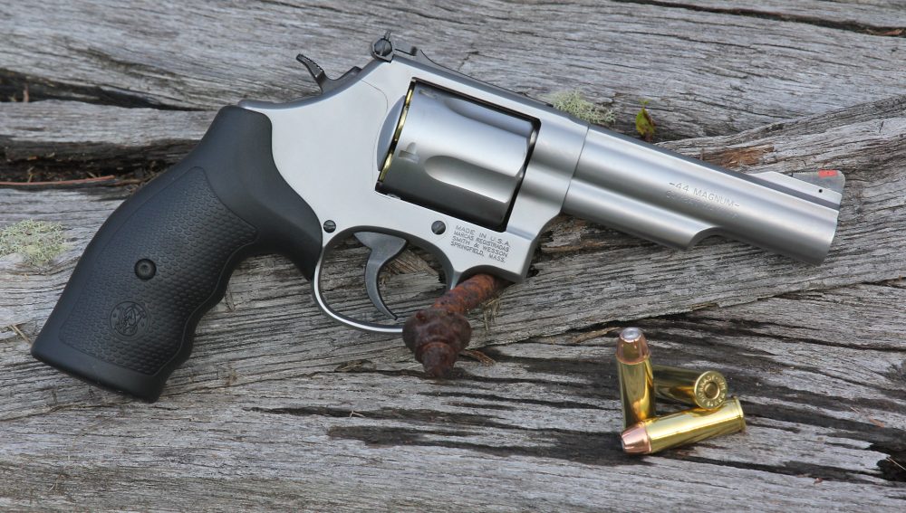 S&W Model 69 is a stainless steel five-shot