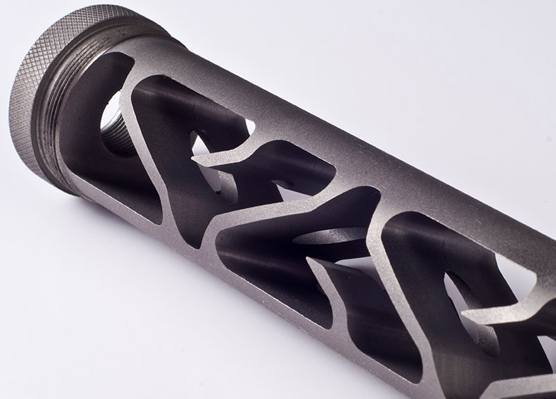 G-Core baffle is designed to control gasses rather than just trap them. Photo: Gemtech