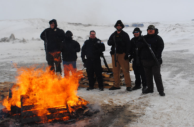 Station, warming, one each, field expedient.