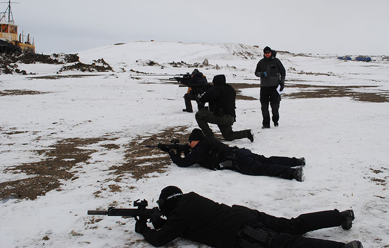 Nothing like prone shooting at ten below.