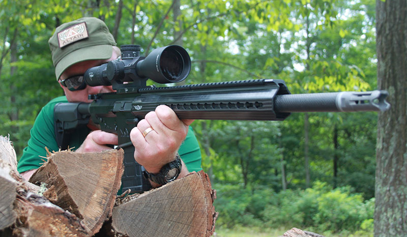 Echo Valley Training Center’s Jungle Walk Range provided optimum T&E scenarios for CA-10 G2. It was more than manageable in terms of handling when carrying and engaging targets from standing or kneeling.