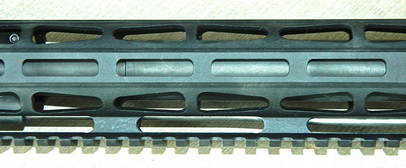 Handguard is M-LOK compatible.