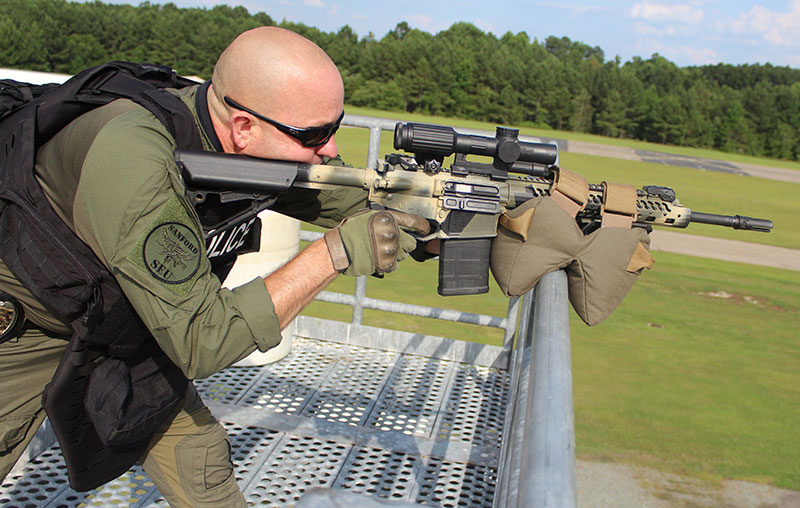 With its V-shaped base, when placed on narrow objects, Game Changer molds around them, providing rock-solid platform for the rifle.