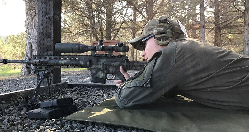 A stud: Sgt. Craig Lewis, Alaska State Troopers S.E.R.T. with LaRue OBR/Leupold 4.5x14 TMR glass.