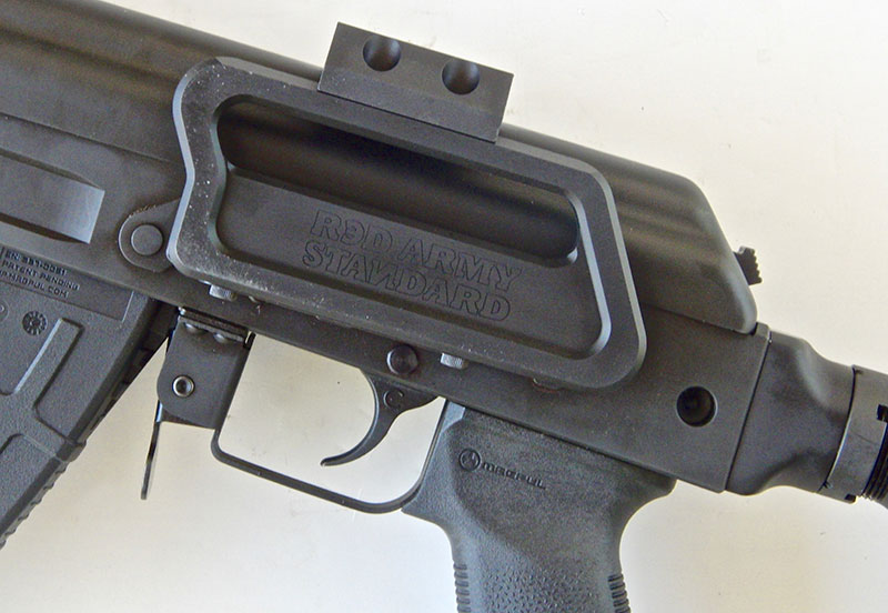 Very well-designed and sturdy Red Army Standard side mount for optics.