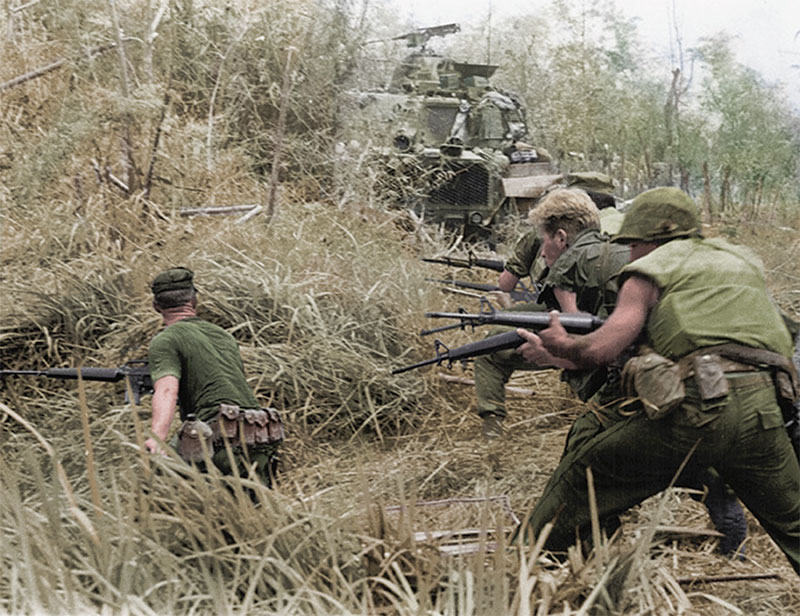 M16 was thrown into combat in Vietnam without adequate tweaking. Subsequent failures in action called into question the validity of small-caliber Infantry rifles.