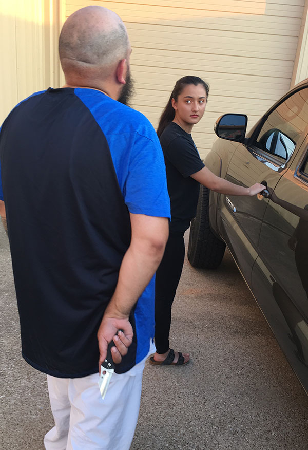 Most assaults involving edged weapons are initiated at distressingly close distances.