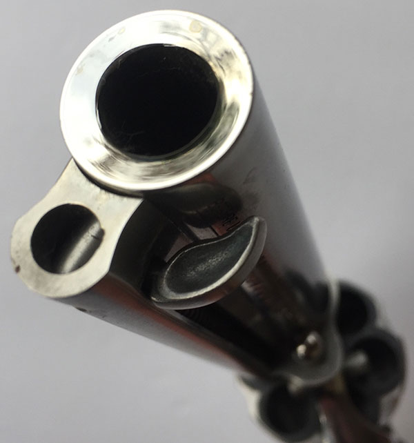 After realigning the barrel and performing a full action job, Tyler Gun Works also cut a reverse crown into the muzzle. It’s functional and looks great.