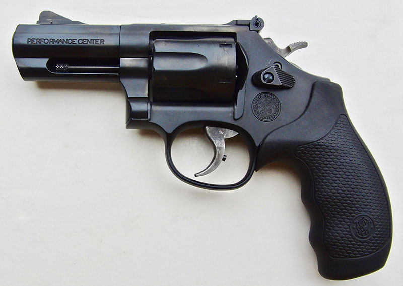 Left side of S&W Model 19 Carry Comp.