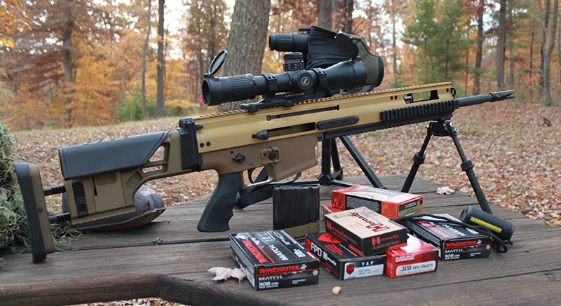 7.62x51mm chambered FN SCAR 20S has power to spare, and its 20-inch barrel is not the hindrance one may imagine, due to how the rifle is balanced and handles.