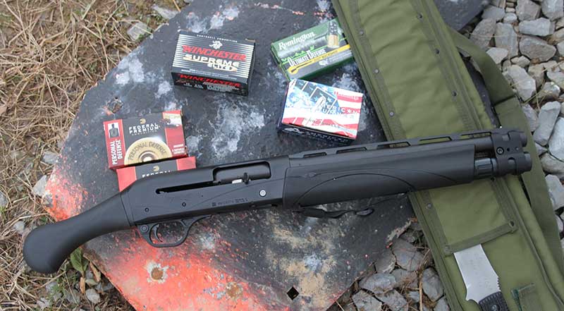 Remington V3 TAC-13 provides 5+1 semiautomatic 12-gauge firepower in a compact package. Shotgun loads such as Hornady American Gunner, Remington Ultimate Defense, Winchester PDX1, and Federal FliteControl buckshot are perfect matches for V3 TAC-13 to maximize its potential.