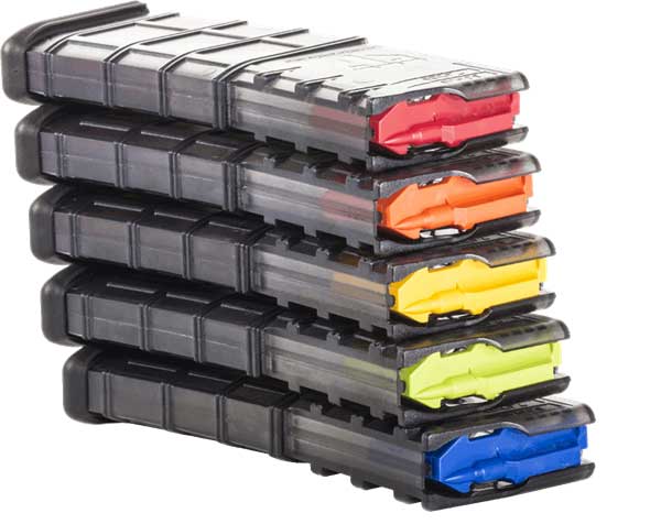 Optional Rapid Recognition System is available in five colors so you can easily differentiate your mags to identify the load or caliber by color, to prevent accidentally running the wrong ammo.