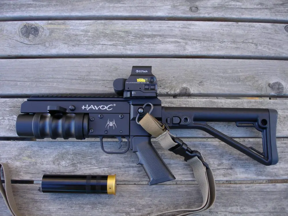 Spike’s Tactical 9" Side-Loading Havoc Launcher and Kaos Side-Fold...