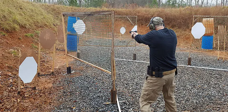 A great method for building situational awareness is to shoot courses of fire that not only force the shooter to look around to see all threats, but also force him to move to different points to engage them all.