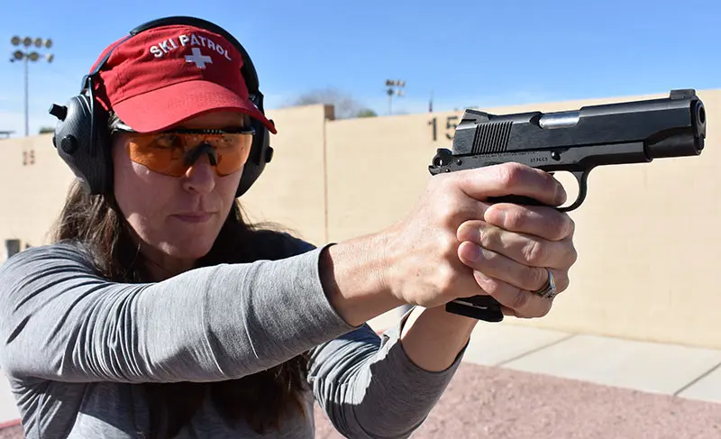 Wiley Clapp 9mm ran and shot very well for Stacey. She hit center from two to 50 yards.