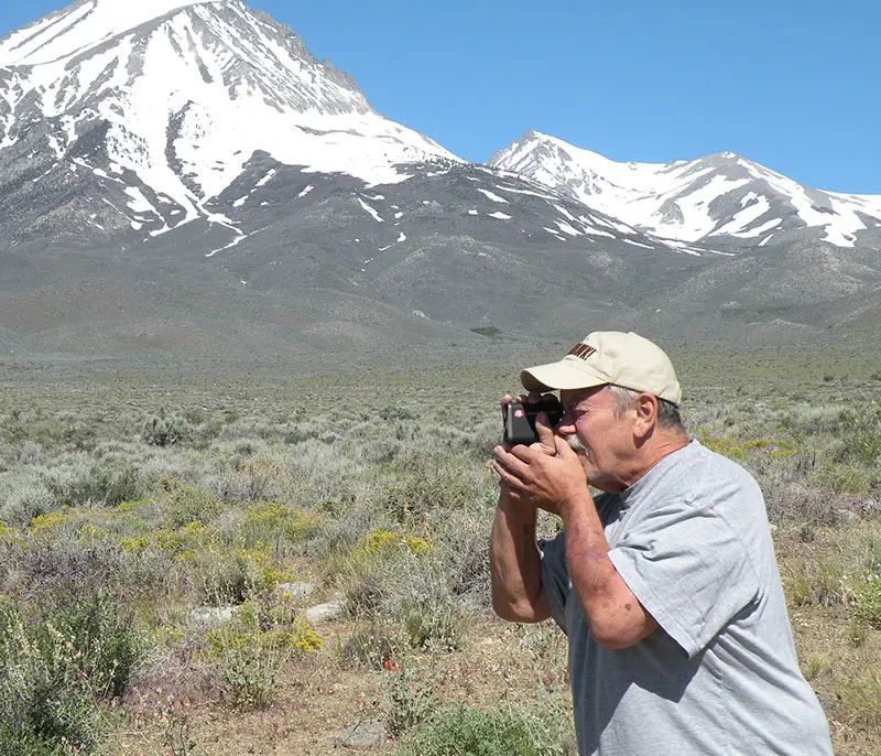 Hantke first shot some distances from his backyard to test device’s 1,500-yard claim.