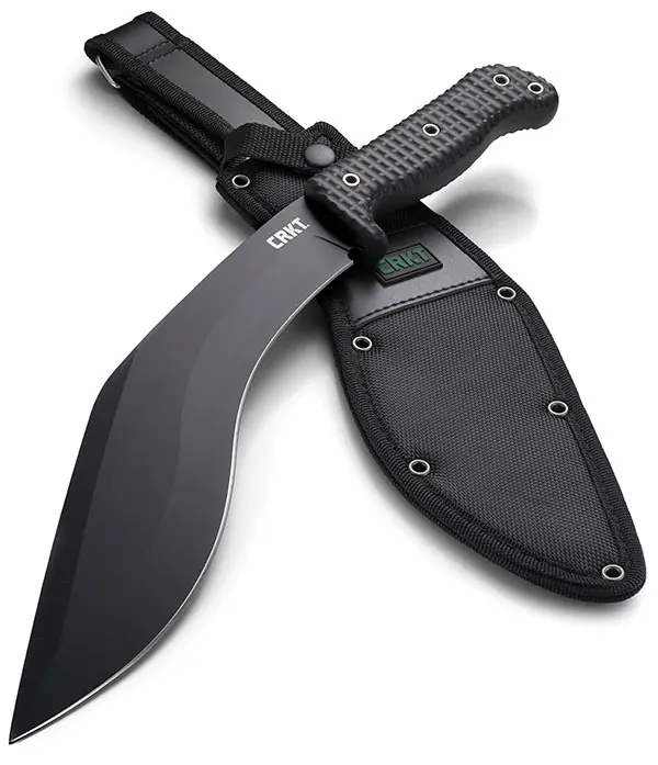 CRKT KUK’s profile is readily identifiable as Kukri-type blade. Ryan Johnson collaborated with CRKT in its design. Photo: CRKT