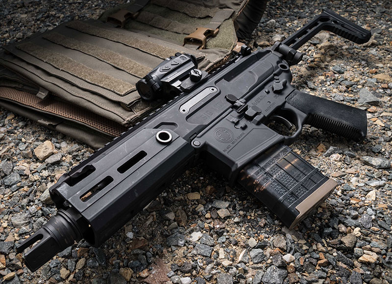 SIG Sauer MCX Rattler SBR is SIG MCX in a discrete platform. It was developed to meet a request from U.S. Special Operations Command.