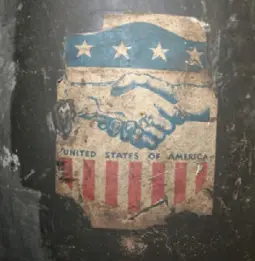 As this label on one of the 10-rifle drums indicates, the U.S. and South Korea were and remain strong allies.