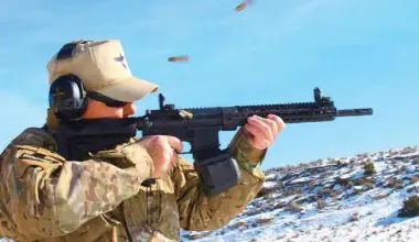 Jim Carroll puts .223 rounds through QRB using select-fire lower at his range. There were no malfunctions throughout the tests.