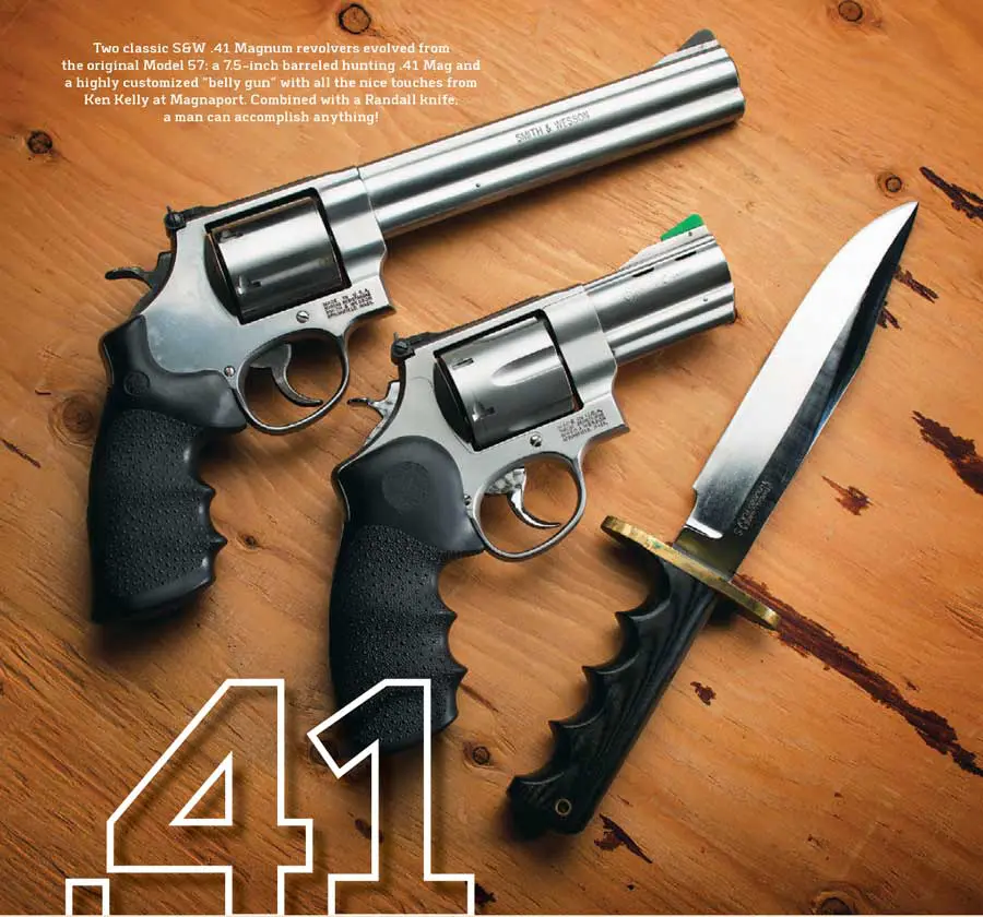 41 Magnum handgun
