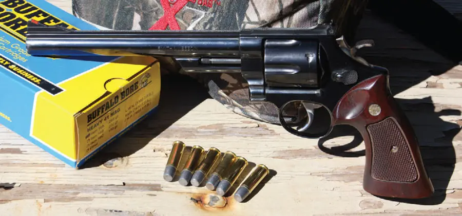 Smith & Wesson Model 57 with 8.375-inch barrel replaced .44 Magnum
