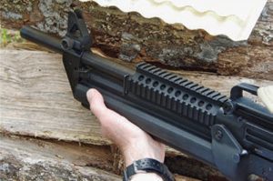 Design-of-SRM-1216’s-magazine-forearm-allows-it-to-be-used-prone