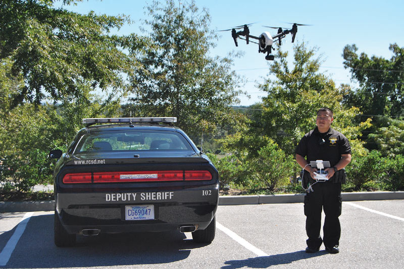 Master-Deputy-Marcus-Kim-of-Richland-County-Sheriff’s-Department-pilots-DJI-Inspire-1-drone