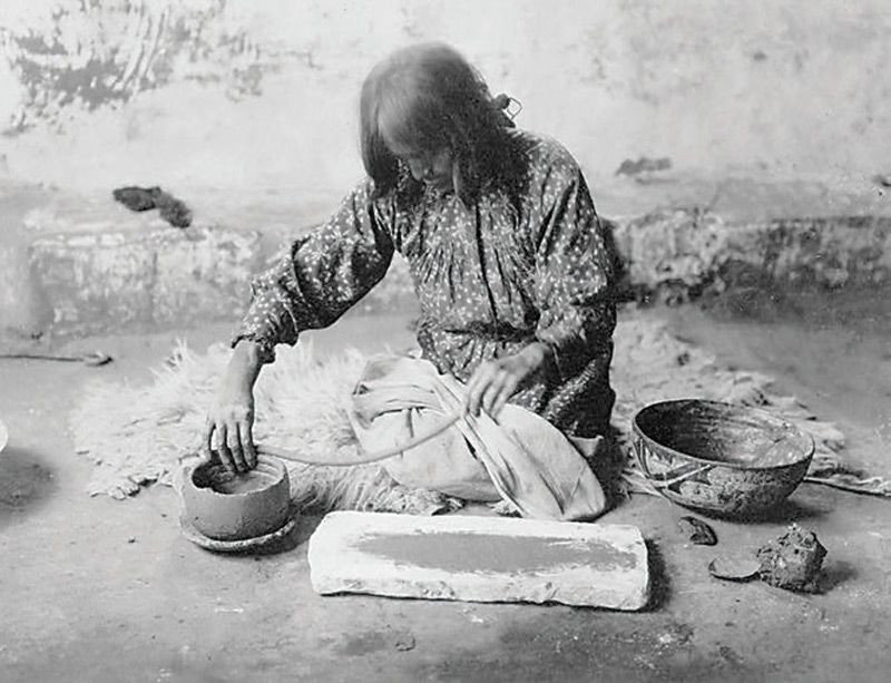 A-hundred-years-ago,-this-Zuni-potter-captured-the-complete-essence-of-coil-built-ceramics-for-photographer-Edward-S.-Curtis