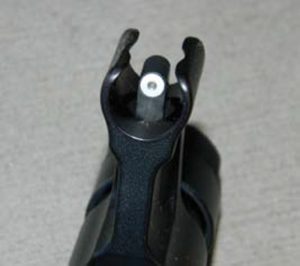 Author-installed-XS-Sights-white-dot-front-sight-in-Krebs-front-sight-post