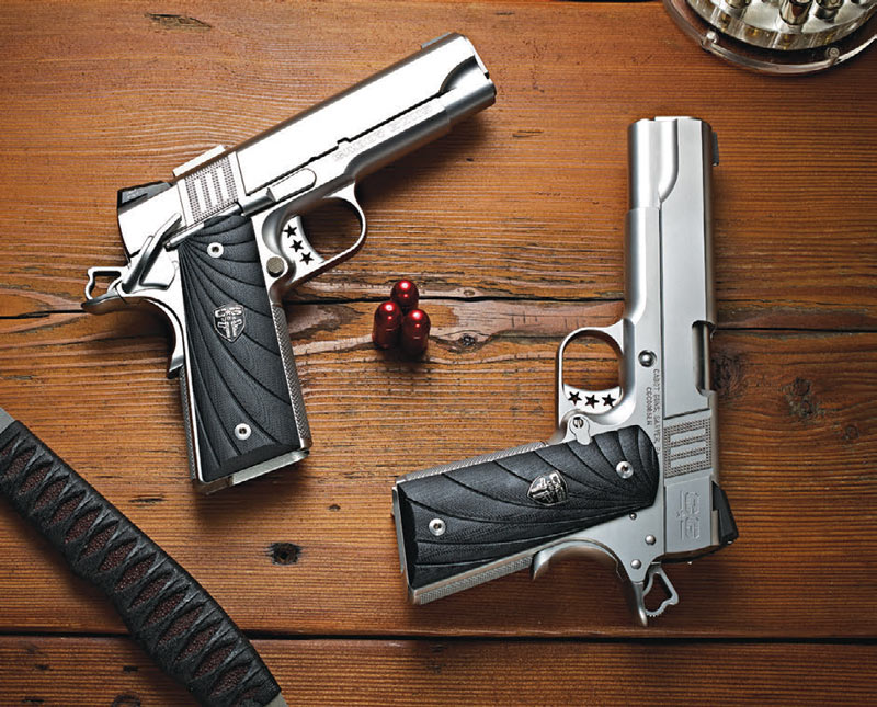 Cabot-Guns-left-hand-versions-of-Vintage-Classic-Commander-with-Fibonacci-Nautilus-stocks