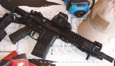 Completed-San-Tan-Tactical-.300-BLK-PDW-Pistol-build