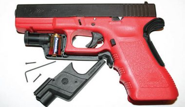 Crimson-Trace-Lightguard-easily-attached-to-this-Glock-G22P