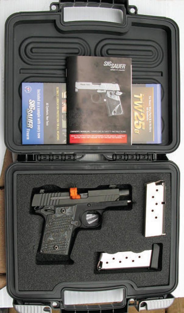 Extreme-P938-kit-consists-of-pistol,-two-magazines,-cable-safety-lock,-lubrication-and-manuals
