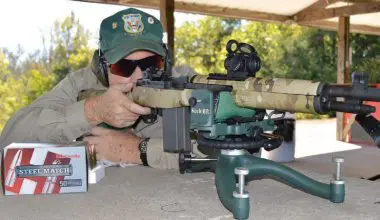 Firing-off-the-bench-with-Aimpoint-Micro-T-2-and-Hornady-Steel-Match-ammo