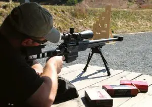 Initial-accuracy-testing-at-100-yards-with-AR-30A1